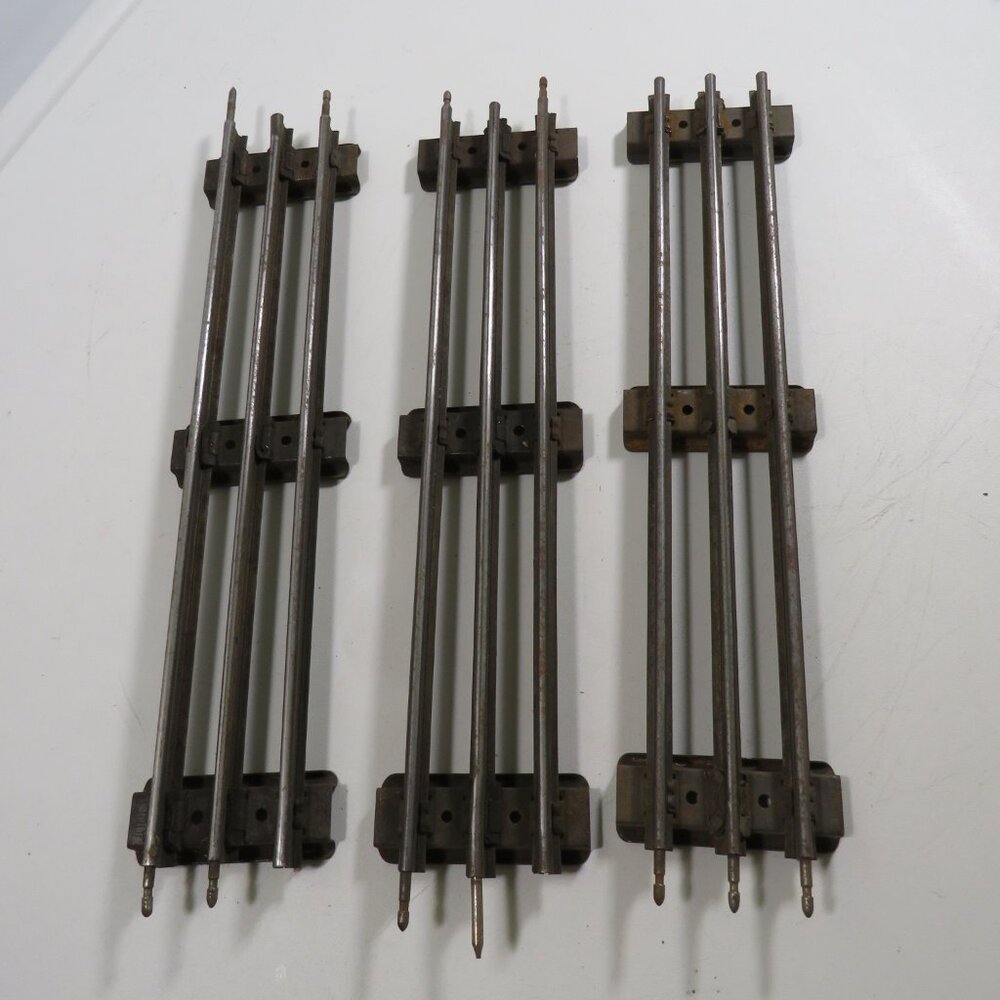 Pre-WWII 1930s Lionel Train Track #2 (3) pieces METAL railroad